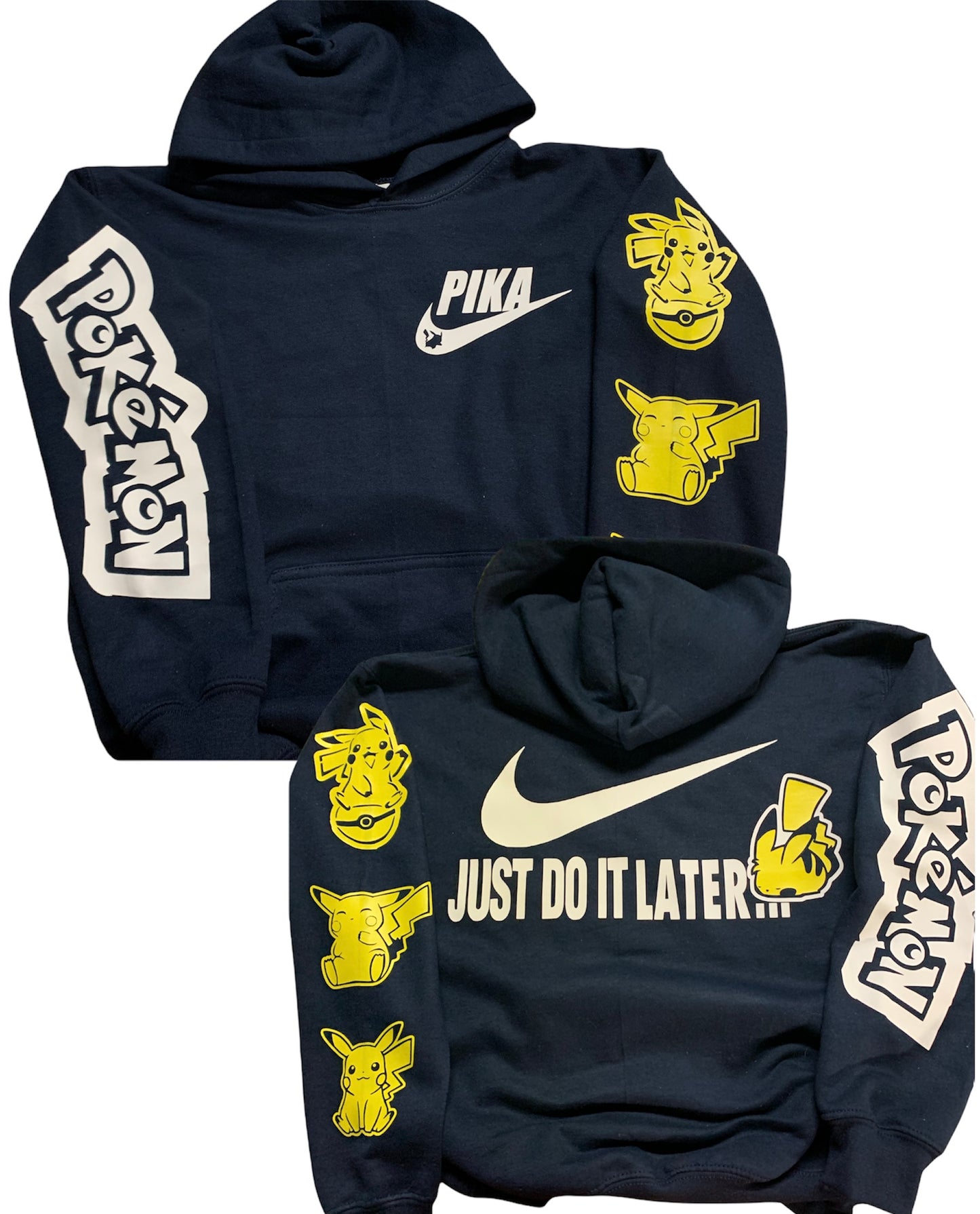 Adult Pokémon inspired hoodies custom