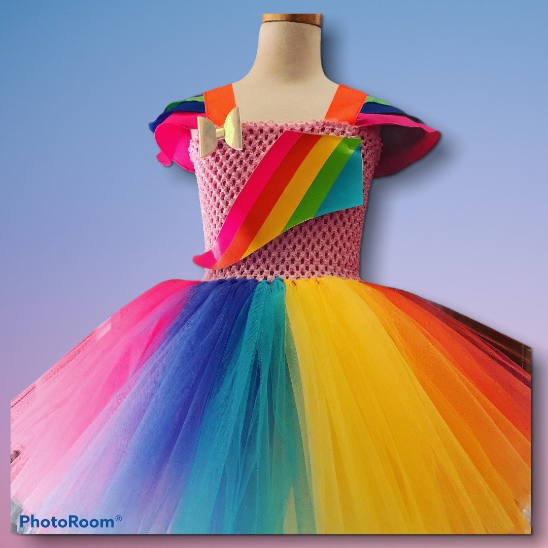 Jojo siwa rainbow tutu dress best sale