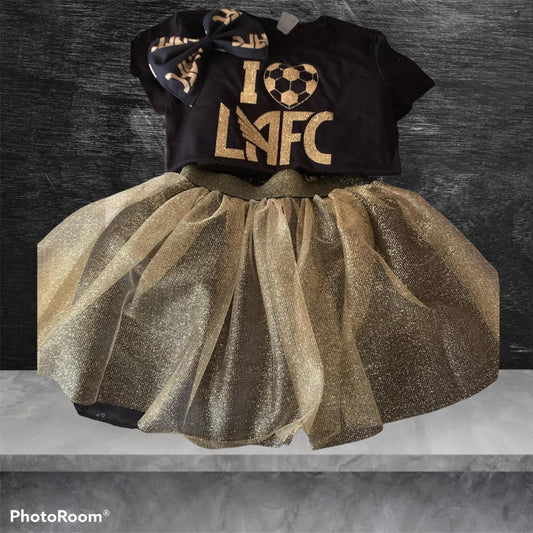 LAFC inspired baby kid clothes