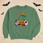 Embroidered Pumpkin Sweatshirt – Fall Disney Crewneck in Multiple Colors | Cozy Halloween Pullover