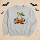Embroidered Pumpkin Sweatshirt – Fall Disney Crewneck in Multiple Colors | Cozy Halloween Pullover
