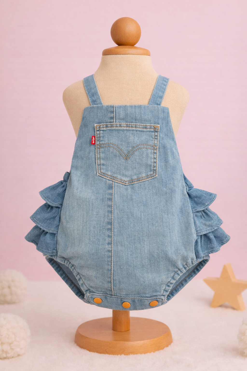 Levi’s Denim UpCycle Rompers