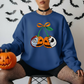 Embroidered Pumpkin Sweatshirt – Fall Disney Crewneck in Multiple Colors | Cozy Halloween Pullover