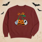 Embroidered Pumpkin Sweatshirt – Fall Disney Crewneck in Multiple Colors | Cozy Halloween Pullover