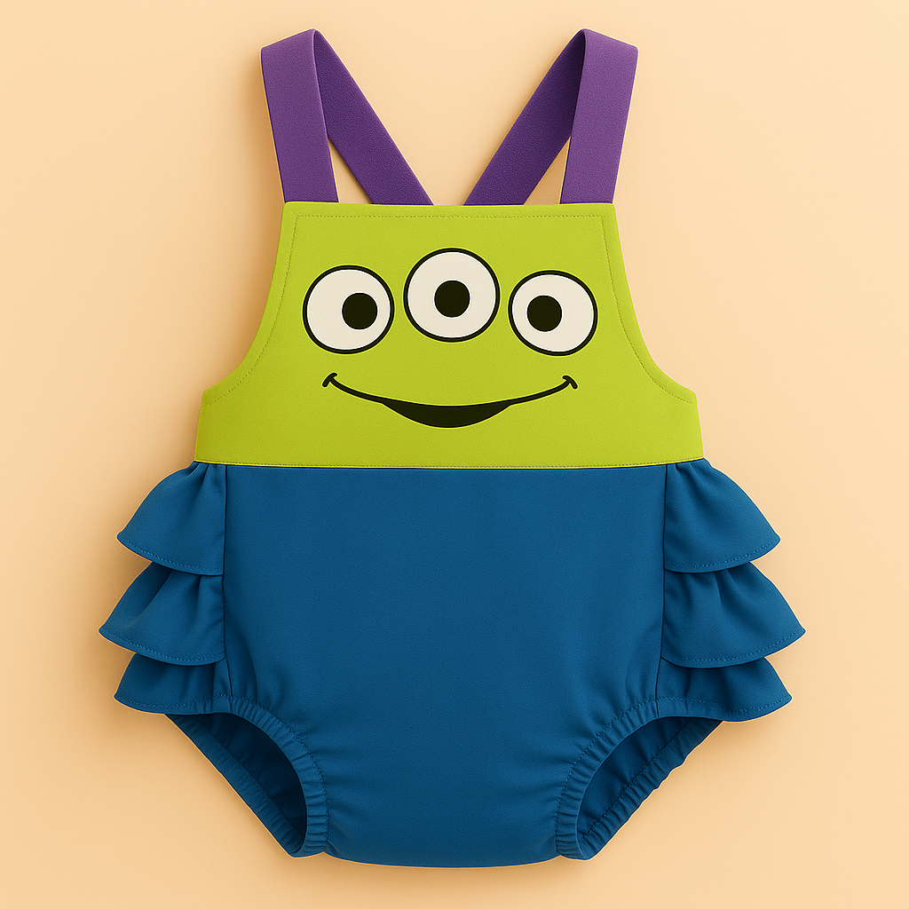 Toy Story Inspired Baby Rompers | Buzz Lightyear, Woody, Jessie, Bo Peep & Alien Outfits | Disneybound Baby Costume, Birthday or Photo Shoot Outfit