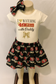 Cutest Fan Baby Girl Outfit – 49ers Game Day Onesie, Red & Gold Skirt, Cute Baby Bow Set, First Niner Game Outfit