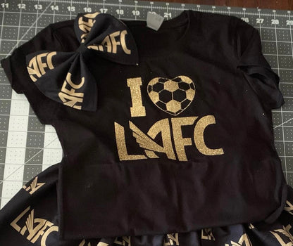 LAFC inspired baby kid clothes