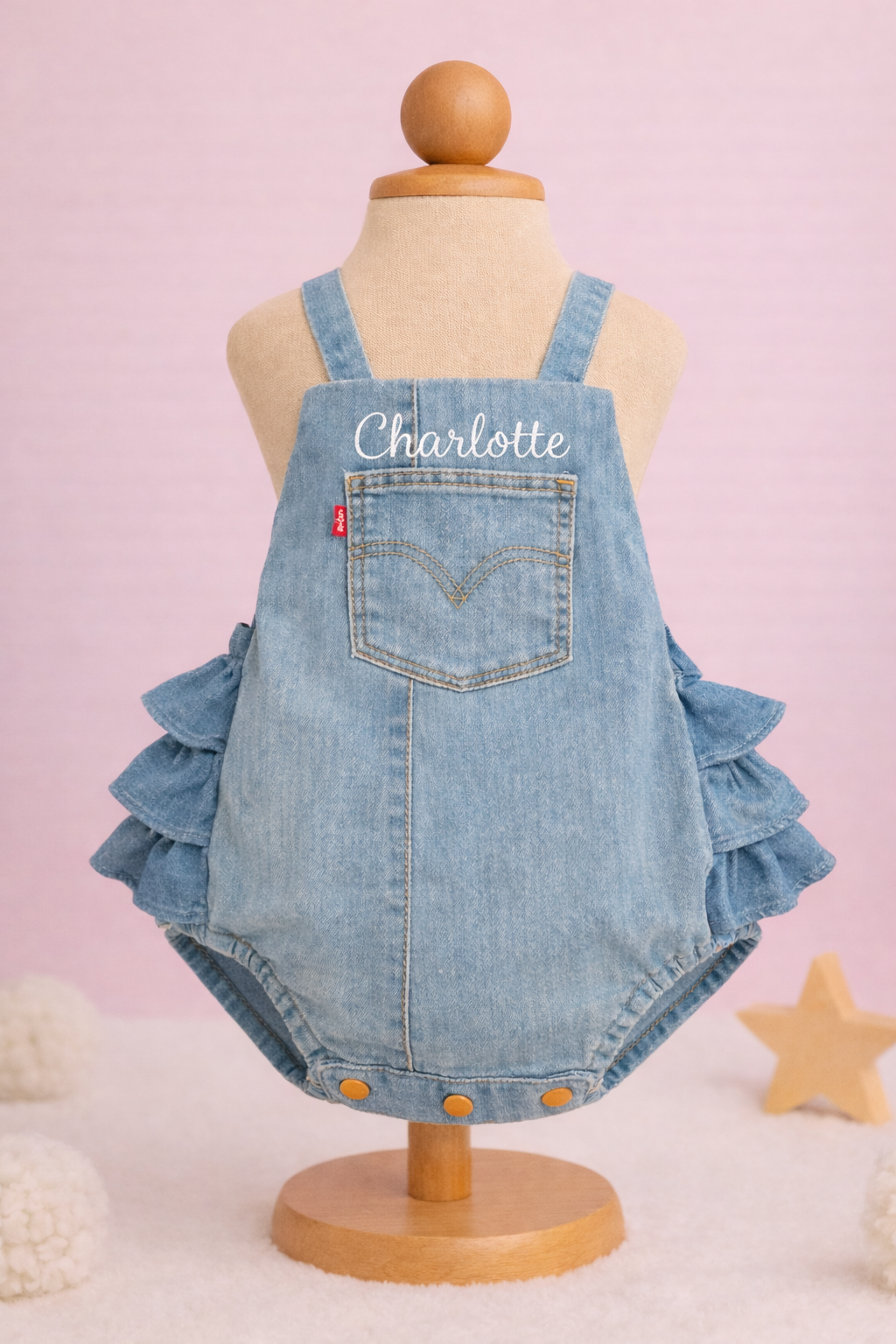 Levi’s Denim UpCycle Rompers